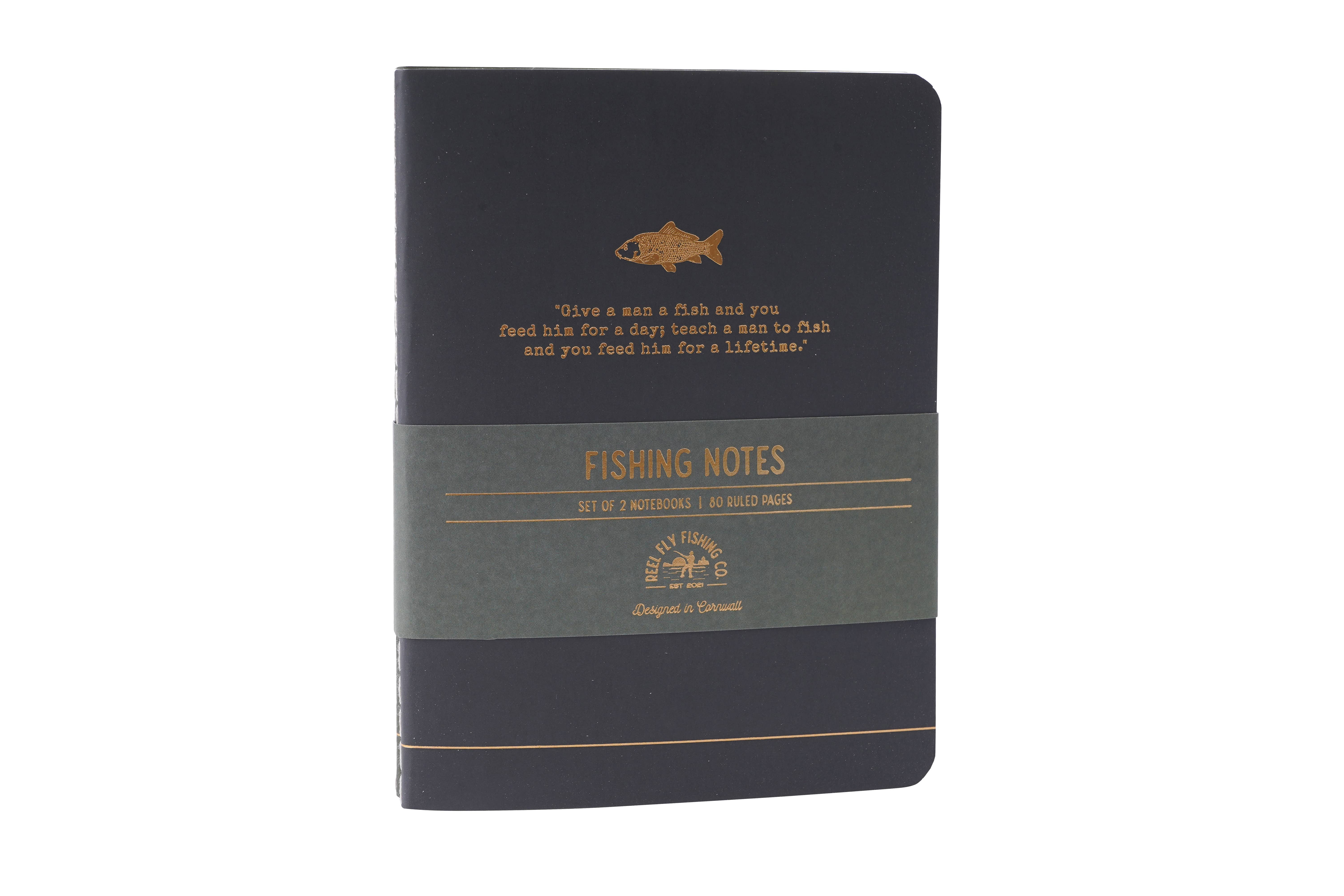 CGB Giftware - Wholesale Notebook - Reel Fly Fishing Co. Set of 2 Fishing Notebooks1