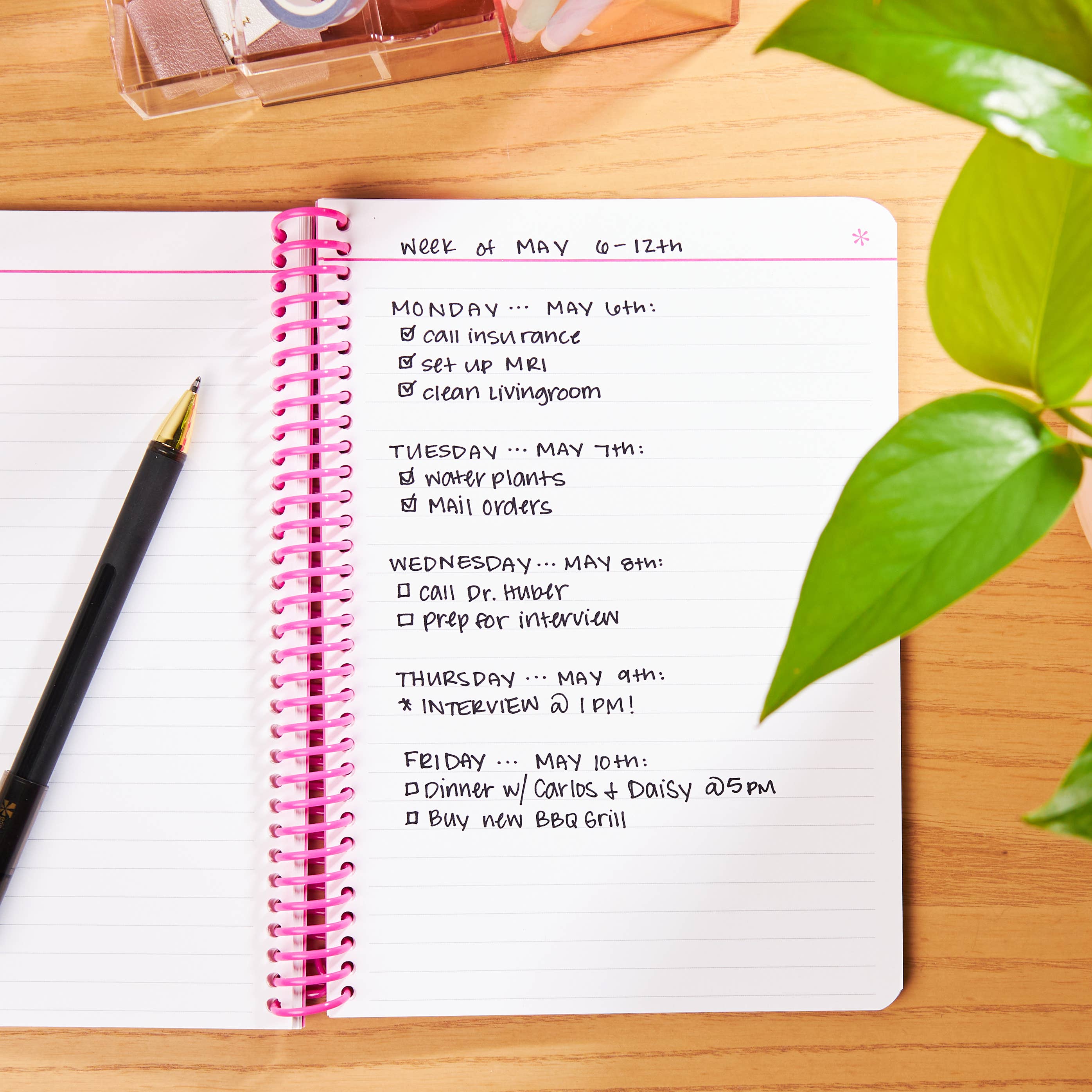 Erin Condren Design – wholesale Notebook – A5 Monochrome Lined Notebook - Sunset3