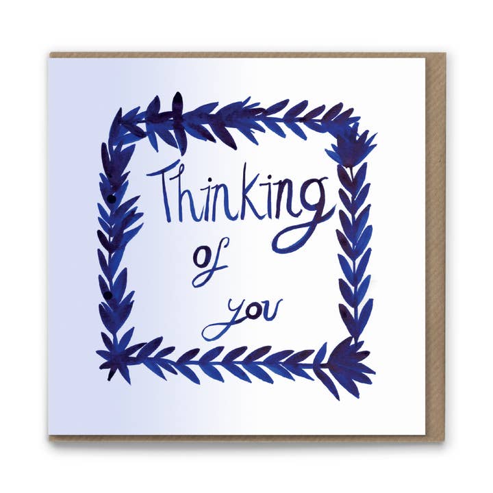HT106 Thinking of You Card x 6 for wholesale by Hayley Potter