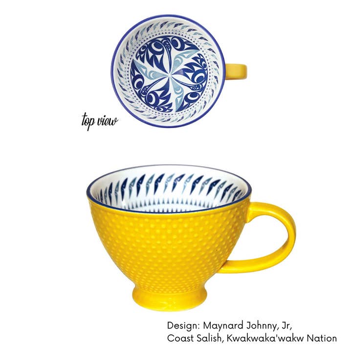 Made By Humans Designs - Wholesale Coffee Mug - Art Cups with Contemporary Indigenous Design