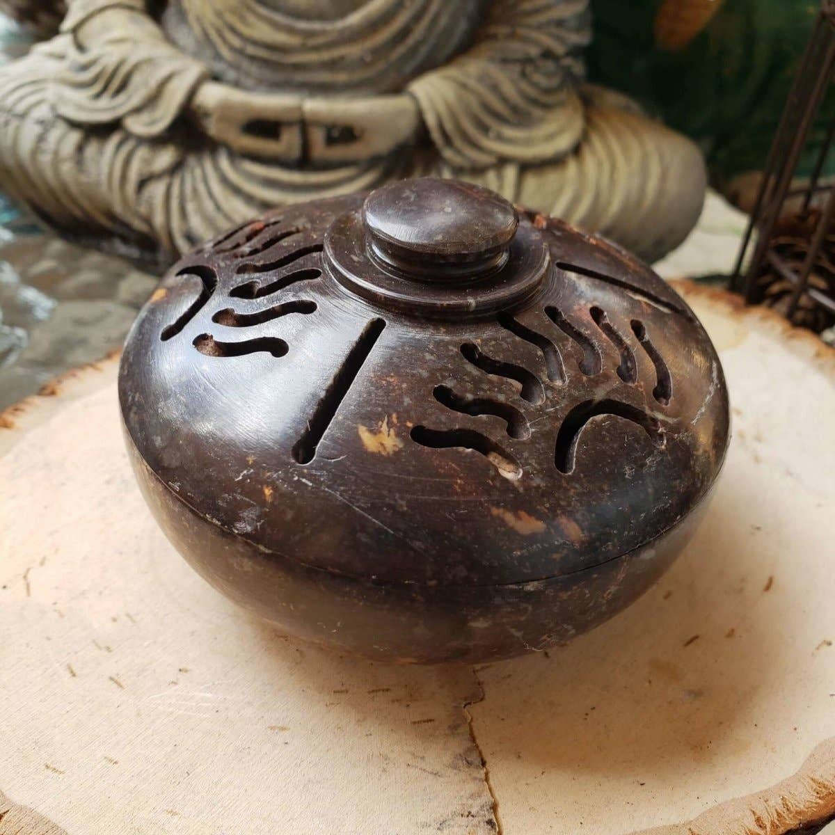 My Magic Place Shop - Wholesale Incense Holder - Soapstone Multi Burner, Charcoal Burner, Incense holder3