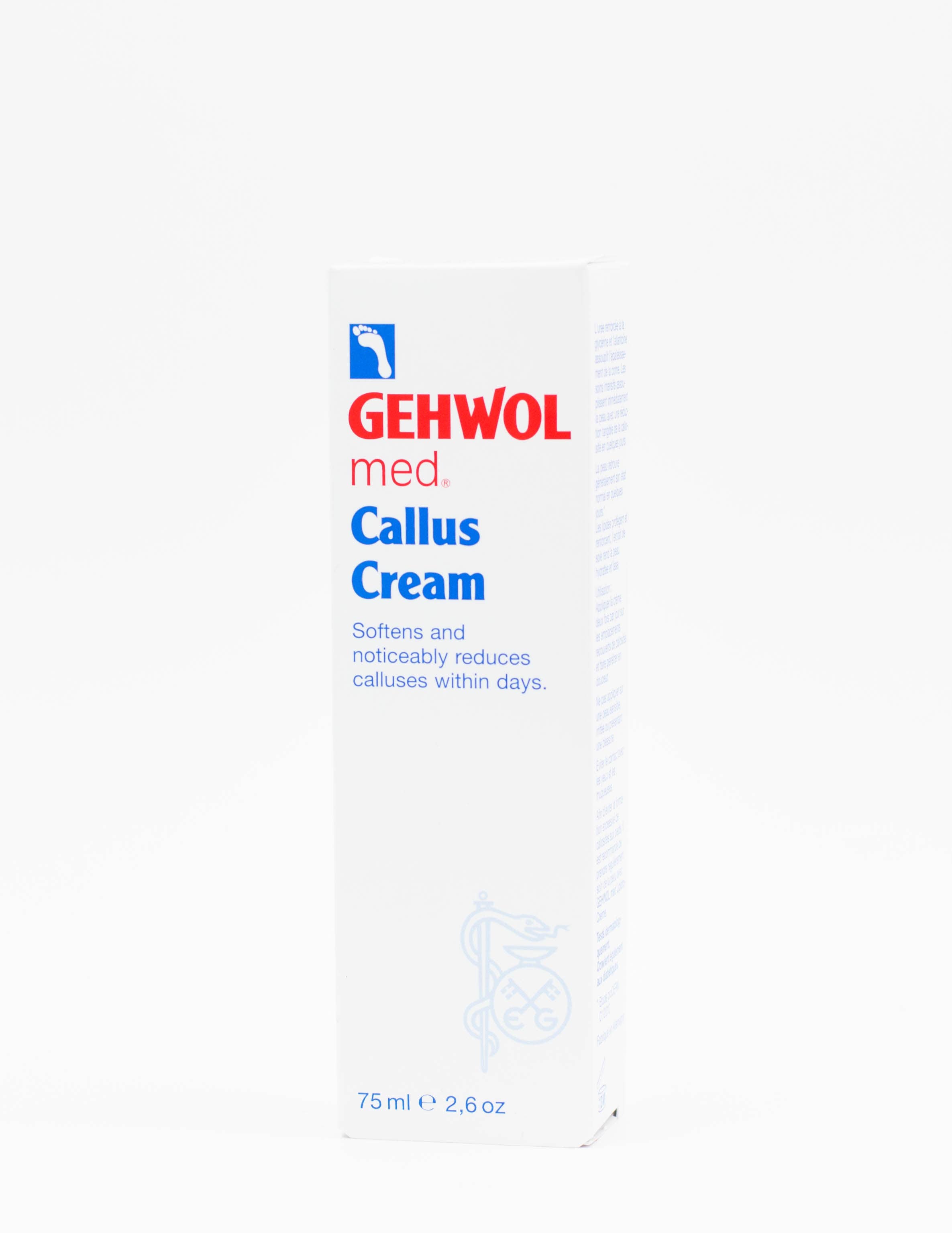GEHWOL Foot Care - Wholesale Foot Cream - Med Callus Cream 2.6 Oz/75 Ml Softens, Reduces Skin Within Days1