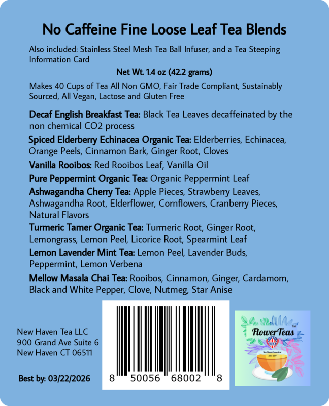 FlowerTeas – Sacos de chá por atacado – 8 Misturas Sortidas Tubo de Teste Sampler de Chá Oferta14