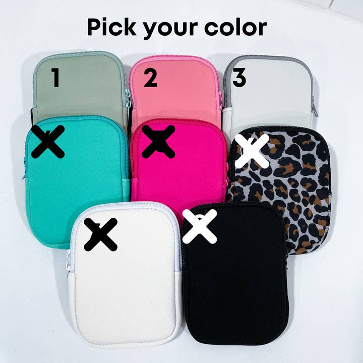 LUNA Nail Wraps - Wholesale Pouch - Women's - Tumbler Zipper Pouch Fanny Pack3