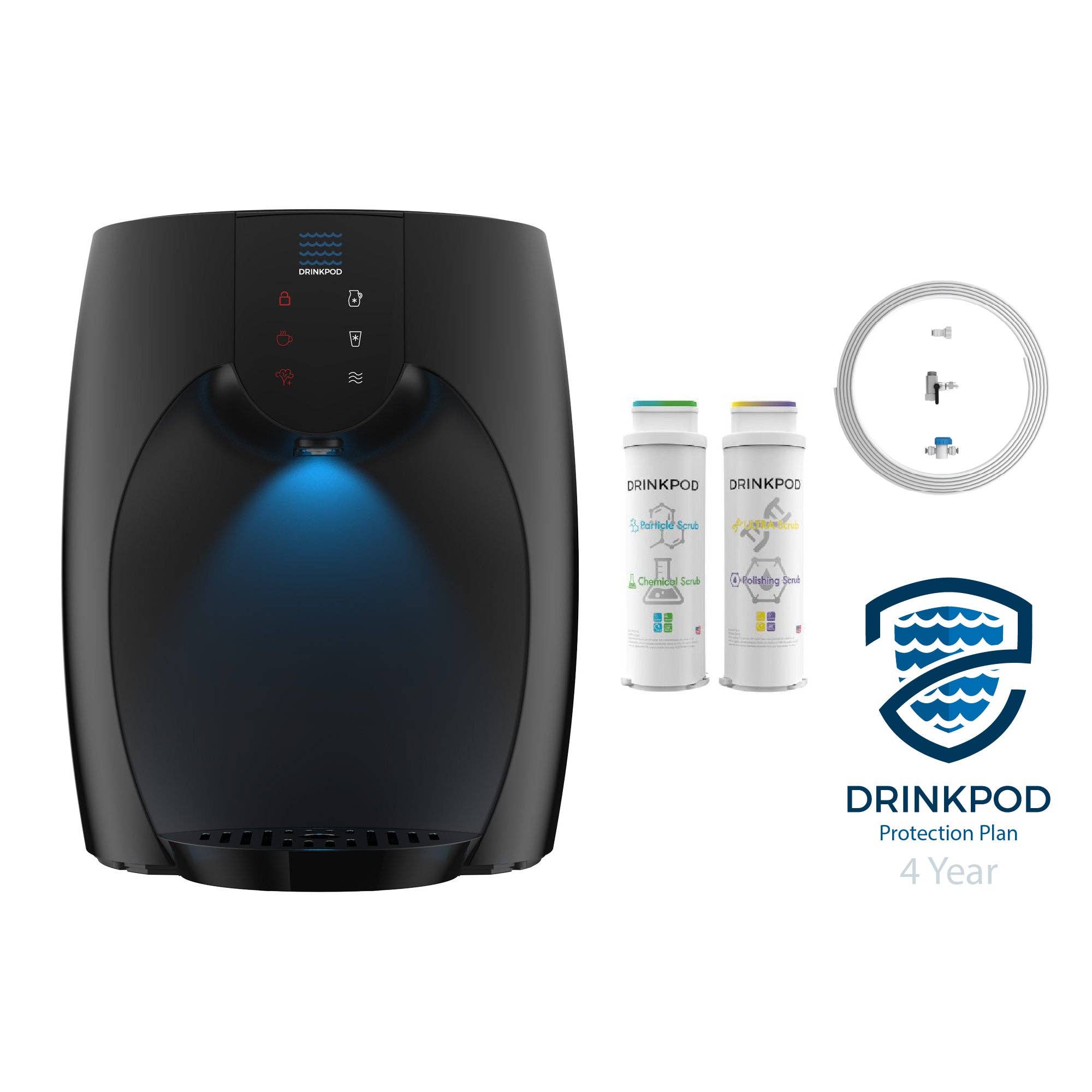 DRINKPOD LLC - Wholesale Kitchen Appliance - Onyx Pro Series - Counter Bottleless Watercooler | UV Light | Ultra+3 Purification20