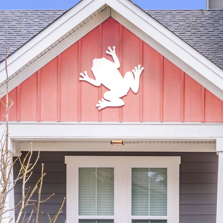 Outdoor-Frosch-Schild für Strandhaus, Terrasse, Schuppen, Garage für den Großhandel von JennyGems