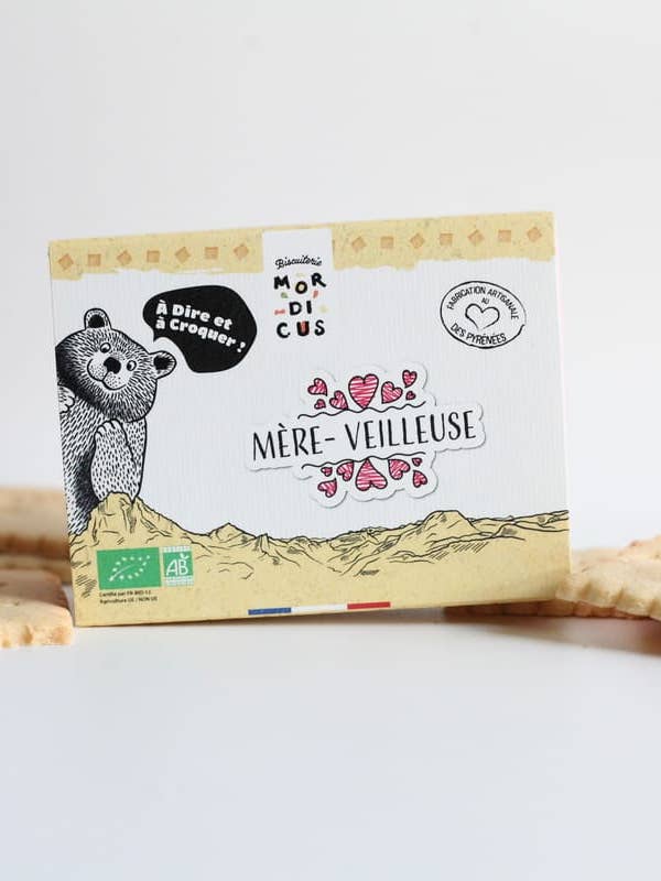 Message Cookies - Mère Veilleuse for wholesale by BISCUITERIE MORDICUS