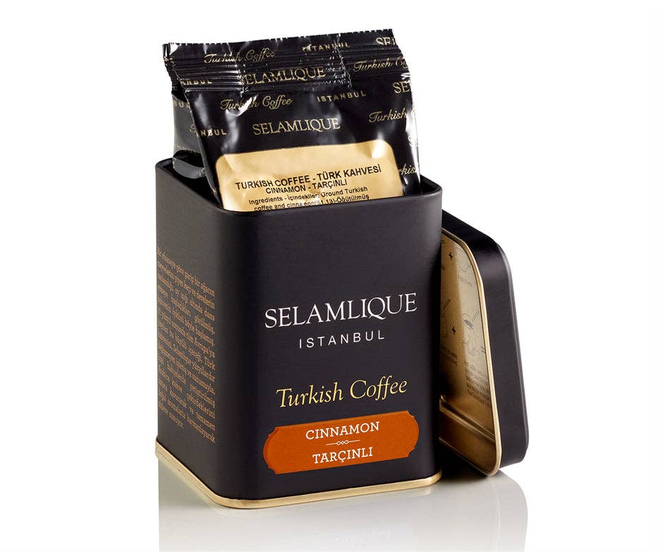 Aladdin - Wholesale Ground Coffee - Selamlique Cinnamon Turkish Coffee - Ground Turkish Coffee - 125 g / 4.4 oz1