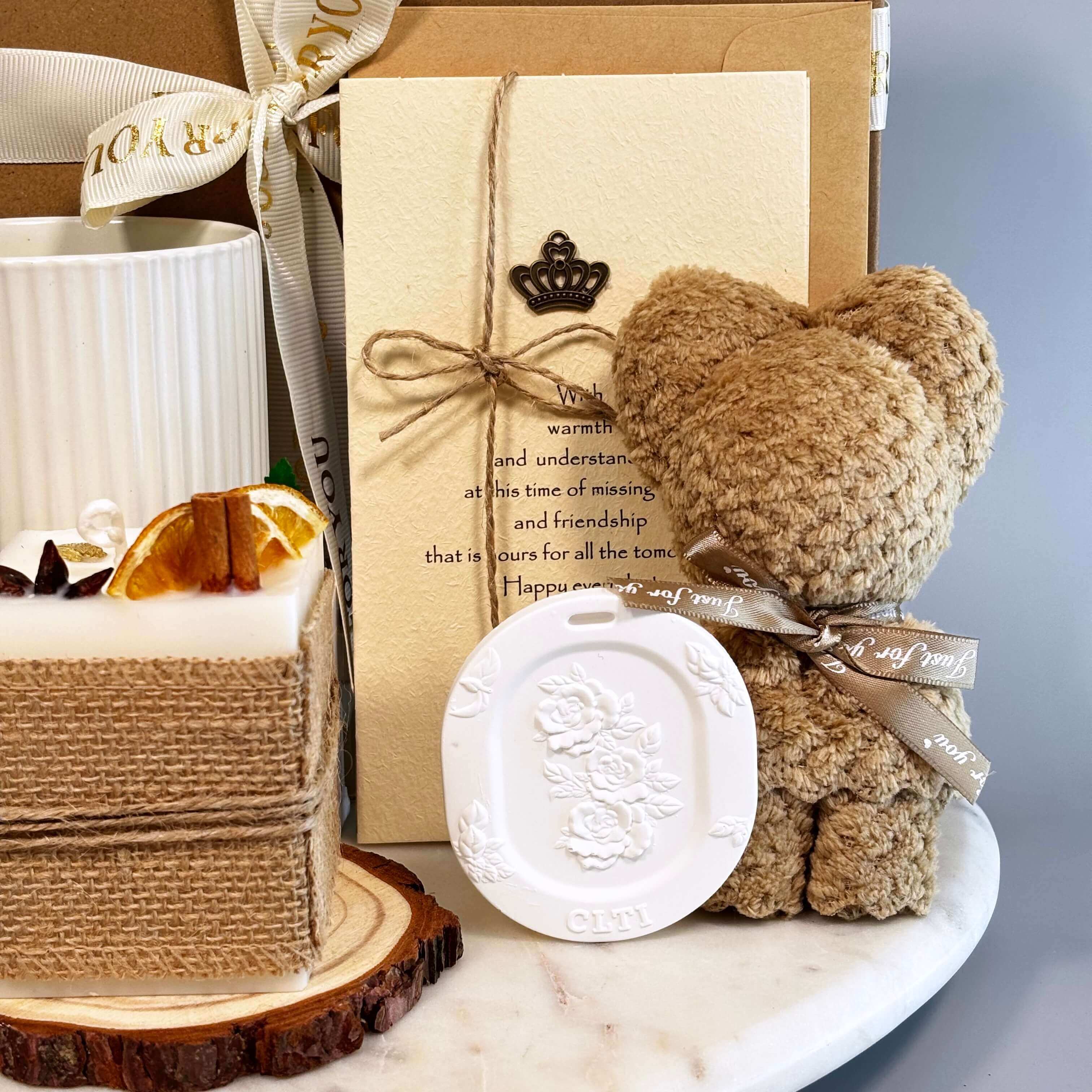 OH MY BOX - Wholesale Gift Box - Beige Gift Box | 8 Piece Cozy Self Care Set2