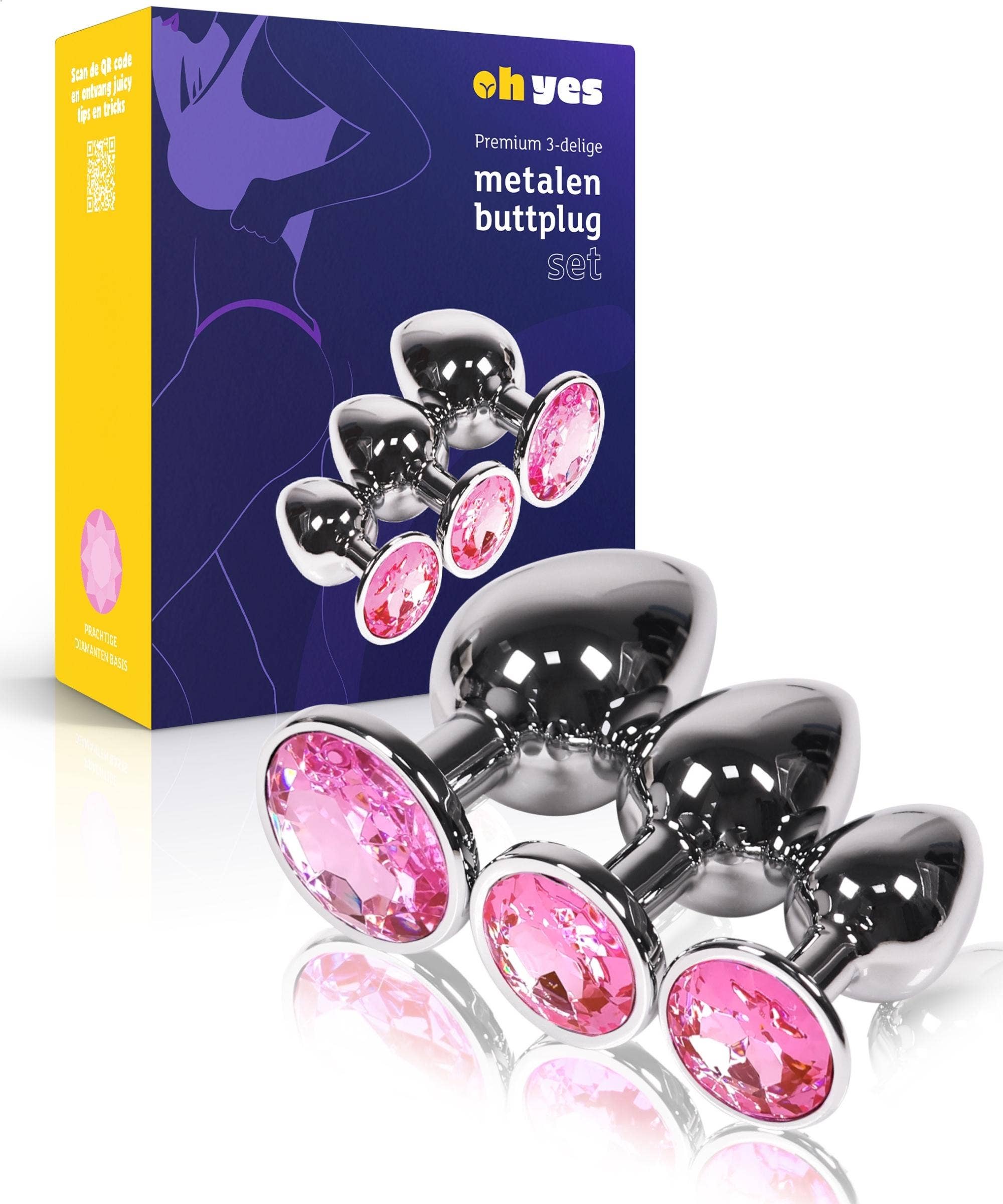 ohyes - Wholesale Sex Toy - Metal Anal & Butt Plug set20