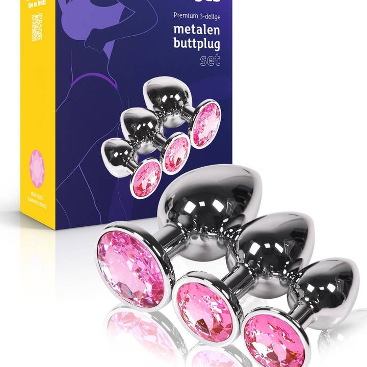 ohyes - Wholesale Sex Toy - Metal Anal & Butt Plug set20