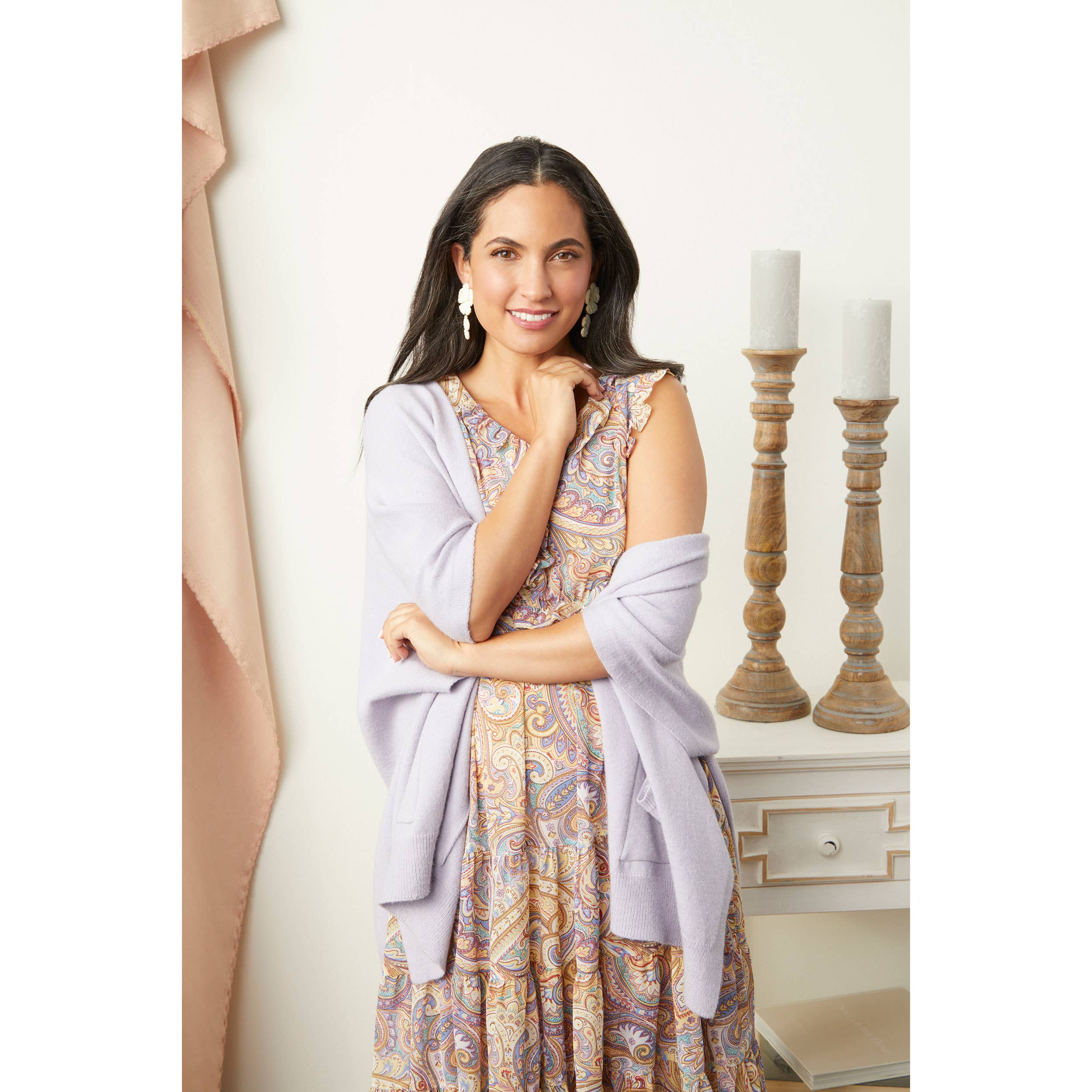 Florence Chiffon Paisley Print Dress for wholesale on Faire5