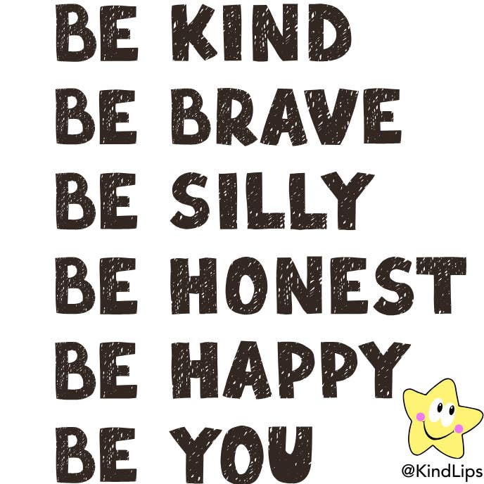 Kind Lips - Wholesale Encouragement Card - 50 Self-Affirmation Sticky Notes, 3x3, Encouraging Set4