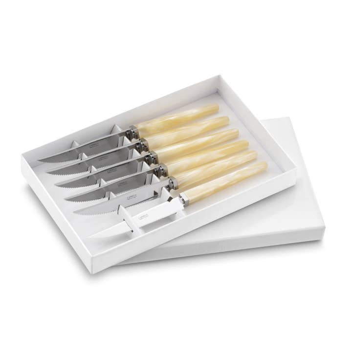 Posate Colore Quio - Quio - Set 6 Bistecche per la vendita all'ingrosso da parte di Capdeco