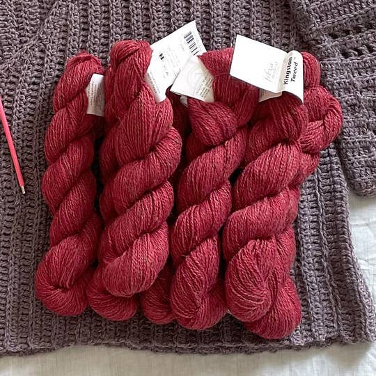 Kingston Tweed wool alpaca blend yarn - DK weight 194 yards each for wholesale by The Spinning Hand - Luxury Knitting Kits