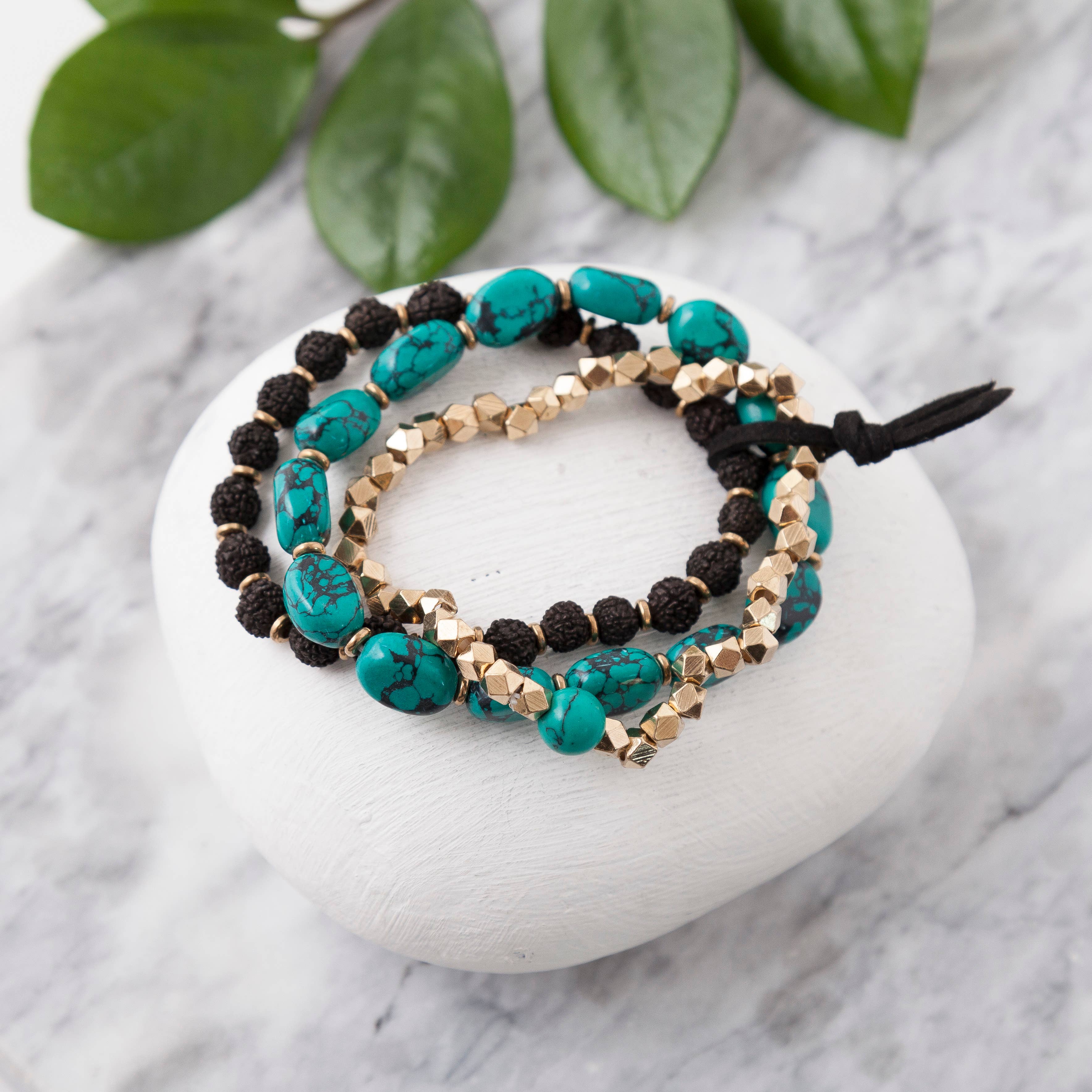 Baizaar - Wholesale Sieradenset - Rudraksha armband1