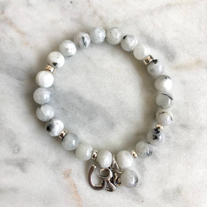 Sacred Sound Bracelet - Moonstone for wholesale by Samata Stones