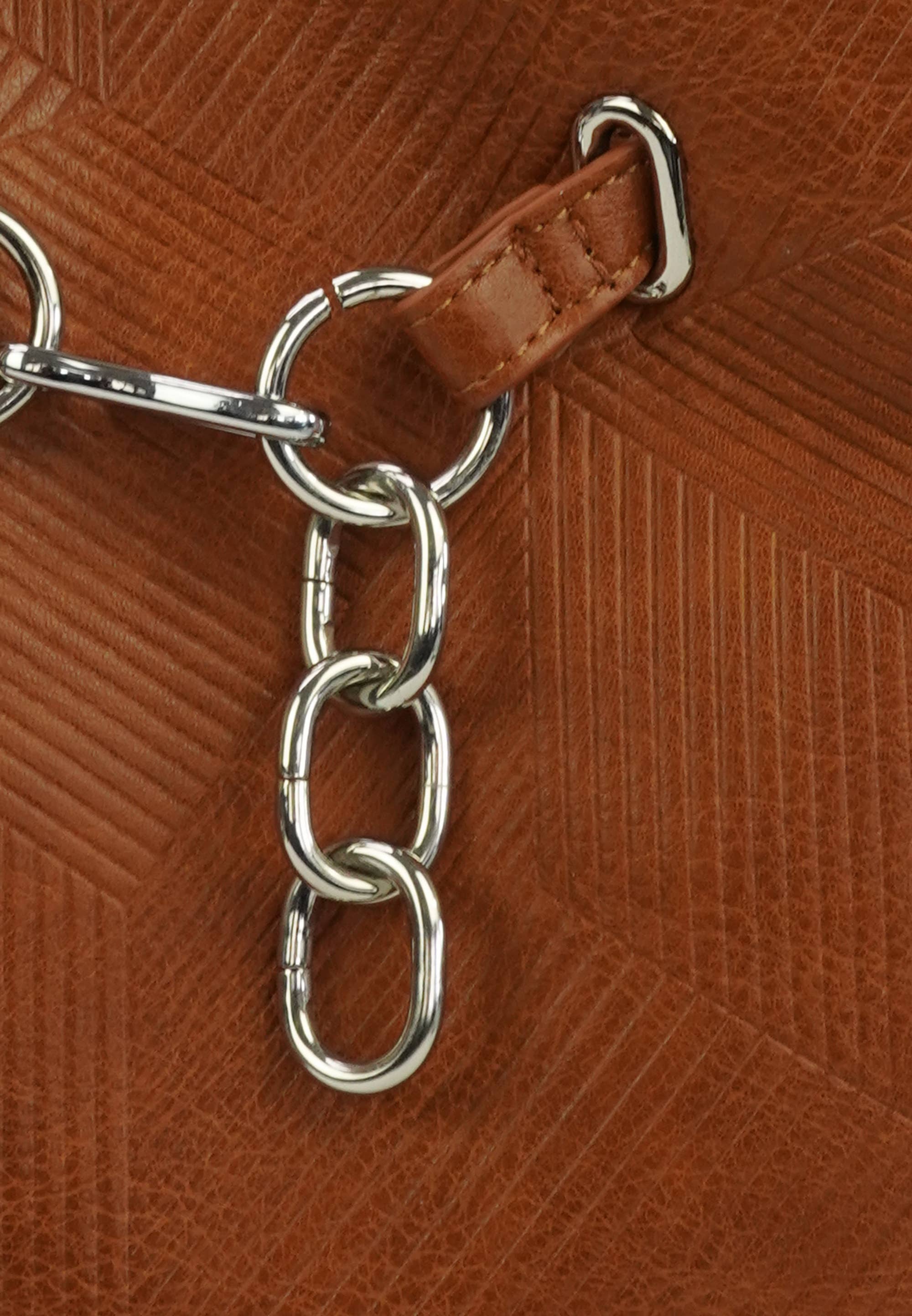 HJS - Vente Porte-document – femme - Sac à bandoulière 'PAIGE' - Élégant sac avec détail chaîne10