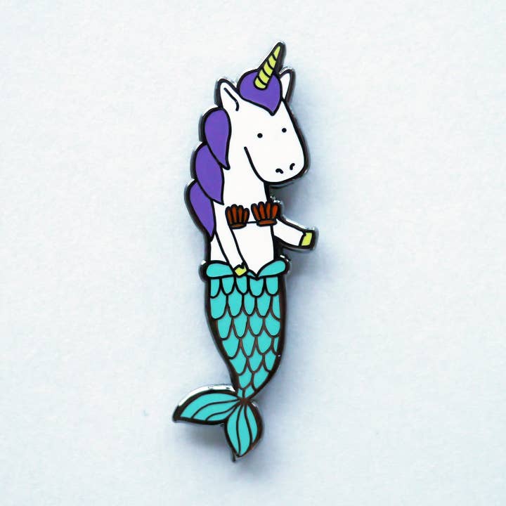 La Ru - Wholesale Lapel Pin/Button - Mer-Unicorn Enamel Pin