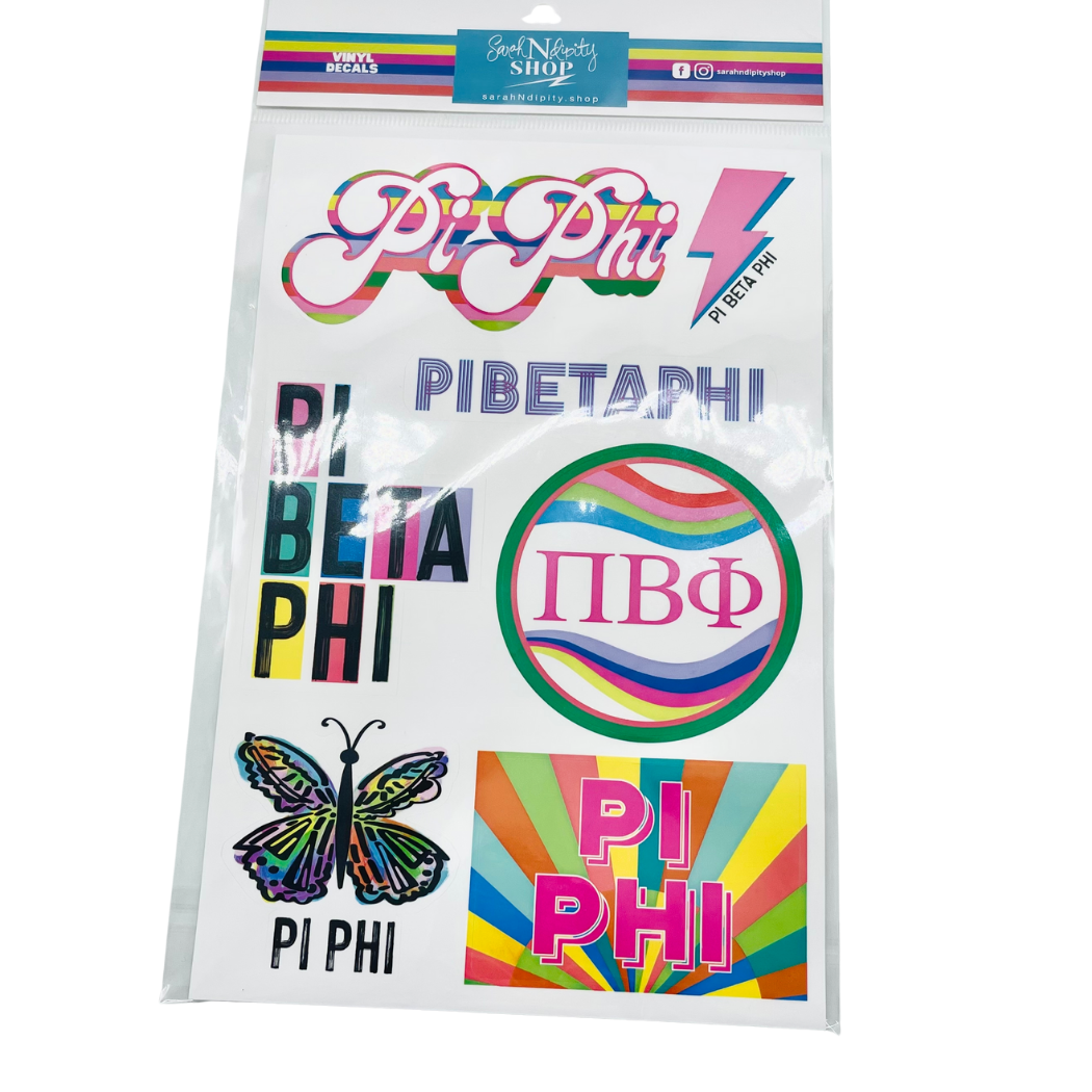 Sarahndipity Shop - Wholesale Sticker - Sorority Vinyl Decal Sheets6