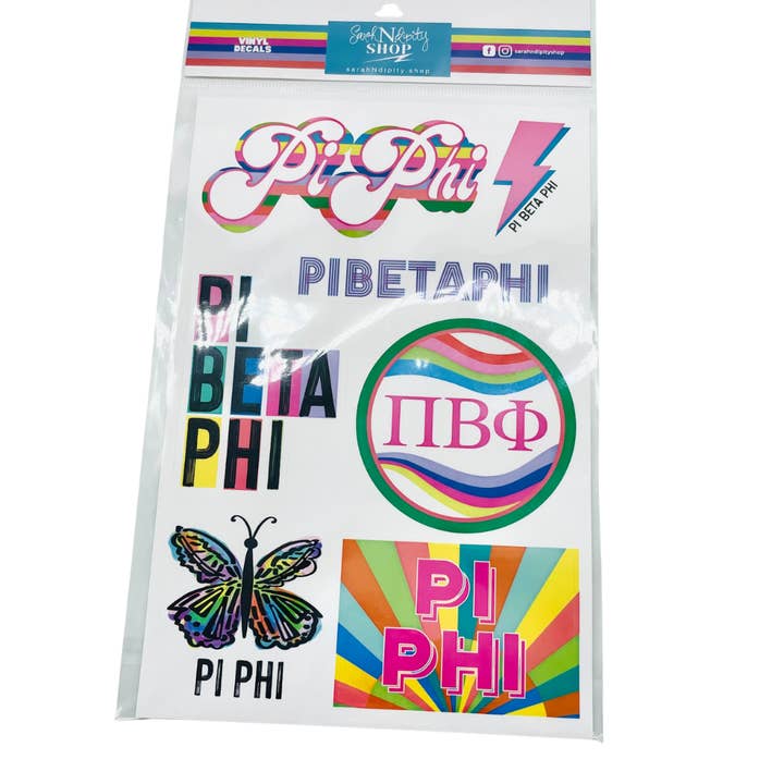 Sarahndipity Shop - Wholesale Sticker - Sorority Vinyl Decal Sheets6