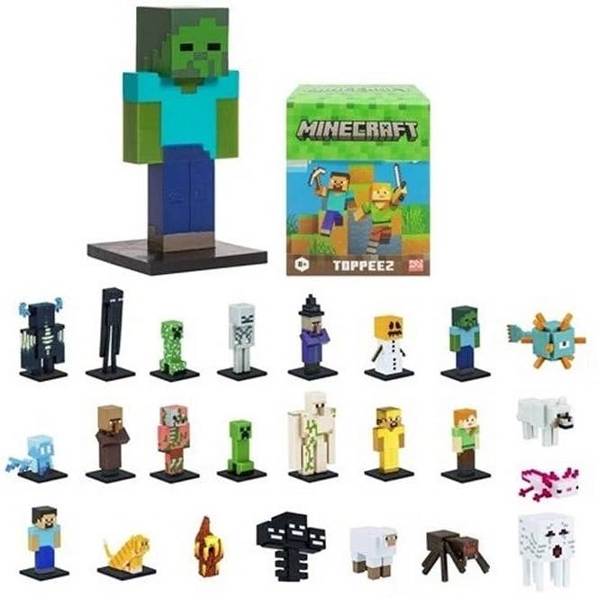 MINECRAFT 3D collectible figurines in surprise box for wholesale by KIDDY-MOOV