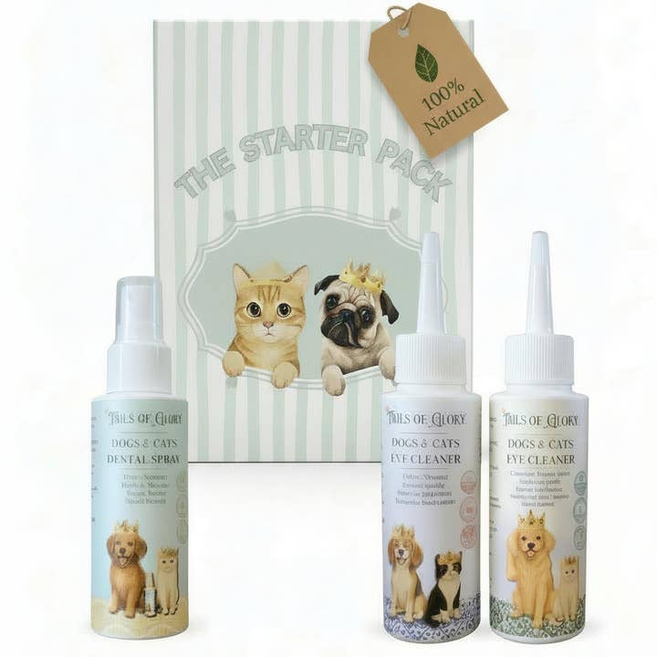 Pet Eye, Ear & Mouth Cleaning Starter Pack for wholesale by Tails of Glory