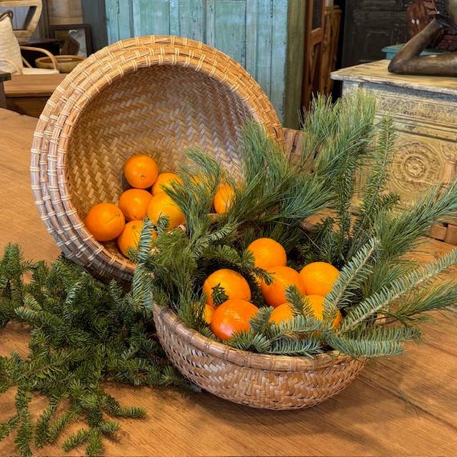 Asia West - Wholesale Basket - Baskets-Nesting Set of 5 (14"w to 19"w)