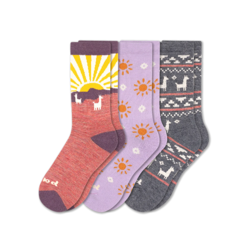 Pacas - Wholesale Socks - Women's - 3 Pack - Women's Crew Pacas Socks26