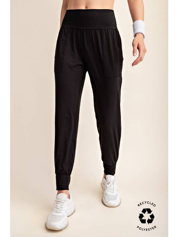 Sunday Morning - Wholesale Athletic Sweatpants/Joggers - Women's - PP216537 Butter Soft Solid Jogger with Pockets