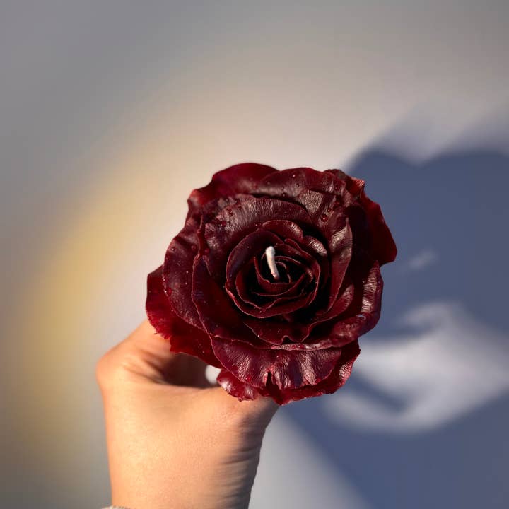 Handmade Rose Beeswax Candle for wholesale by Hormscent