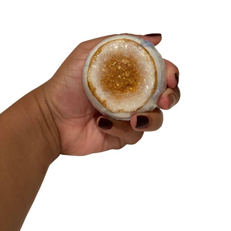SNB Luxury Bath Products - Wholesale Bath bomb/fizz - Pick Your Color & Scent | Assorted Geode Bath Bombs | 4oz 6