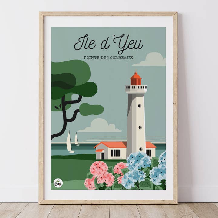 Exposição ILHA DE YEU - Ponta dos Corvos por atacado de Les Petits Yéyés