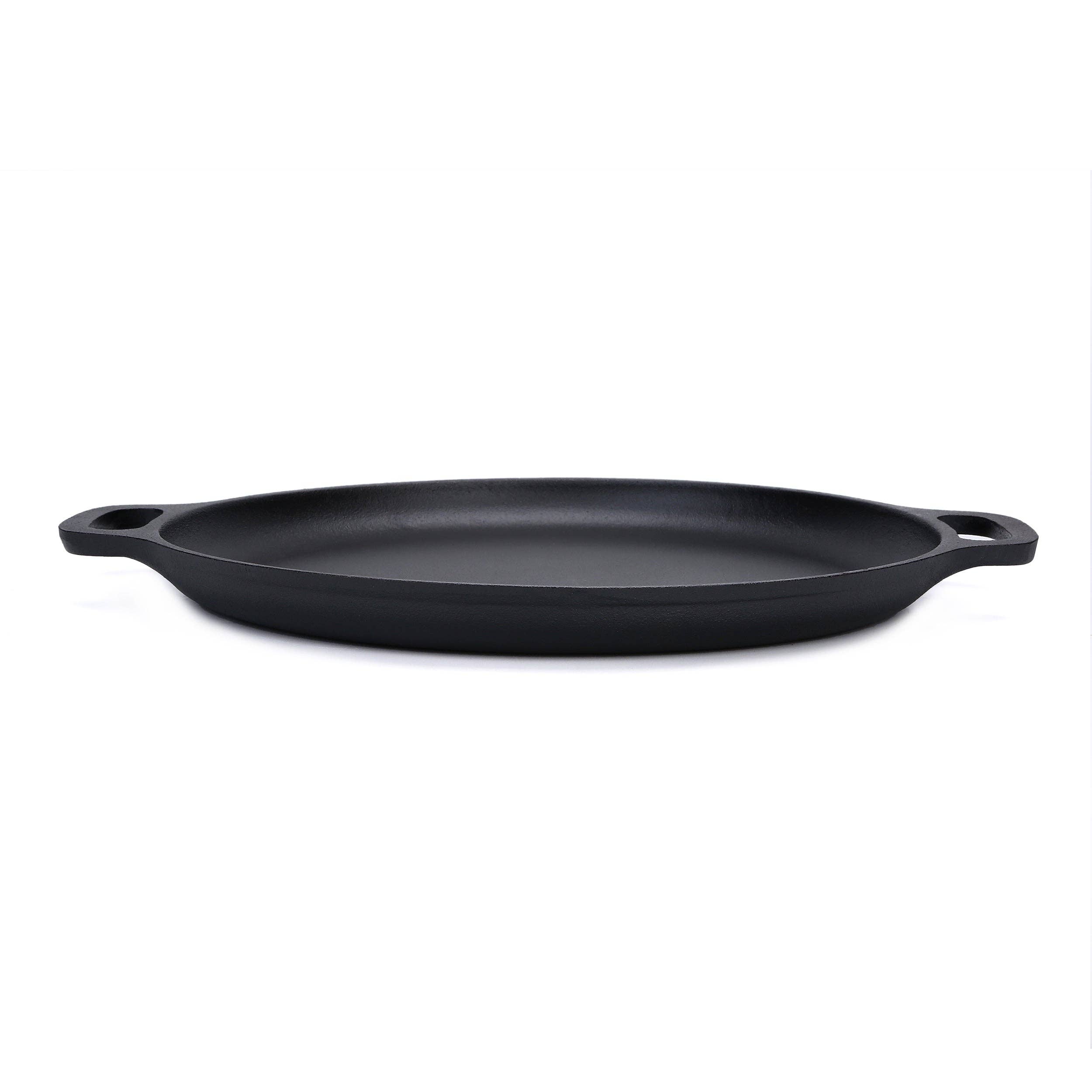 Crucible Cookware - Wholesale Cast Iron Skillet - Cast Iron Pizza Pan 13.8"/35 cm, Baking Pan, Cooking Griddle8