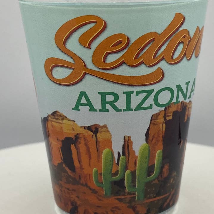 "SEDONA" Arizona Shot Glass 2 oz for wholesale by 7 Star