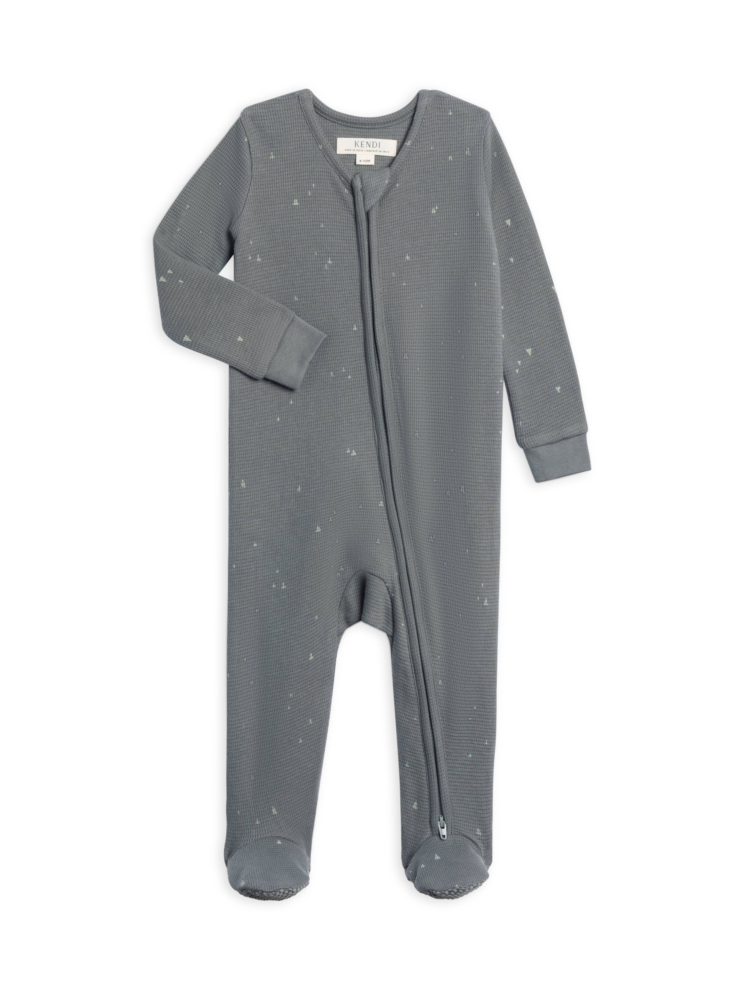 Colored Organics - Wholesale Sleepsuit - Baby - Lane Waffle Knit Zipper Sleeper3