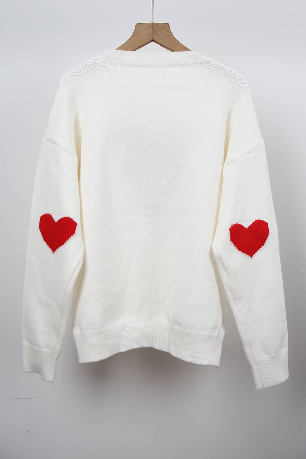 Hope & Sunshine - Wholesale Knit Sweater - Women's - Valentine's Heart Pullover Sweater44