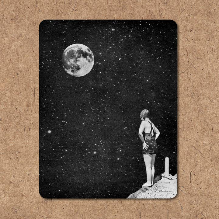 Pegatina Spacewoman & The Pier Into Space para venta al por mayor de The Galek Sea