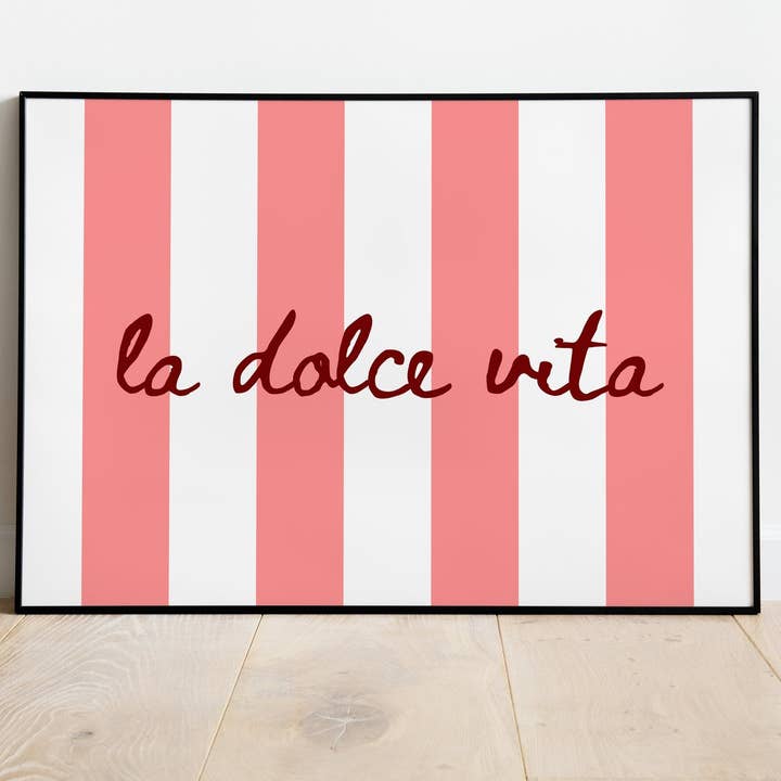 Refined Spaces – wholesale Art print – La Dolce Vita Print8