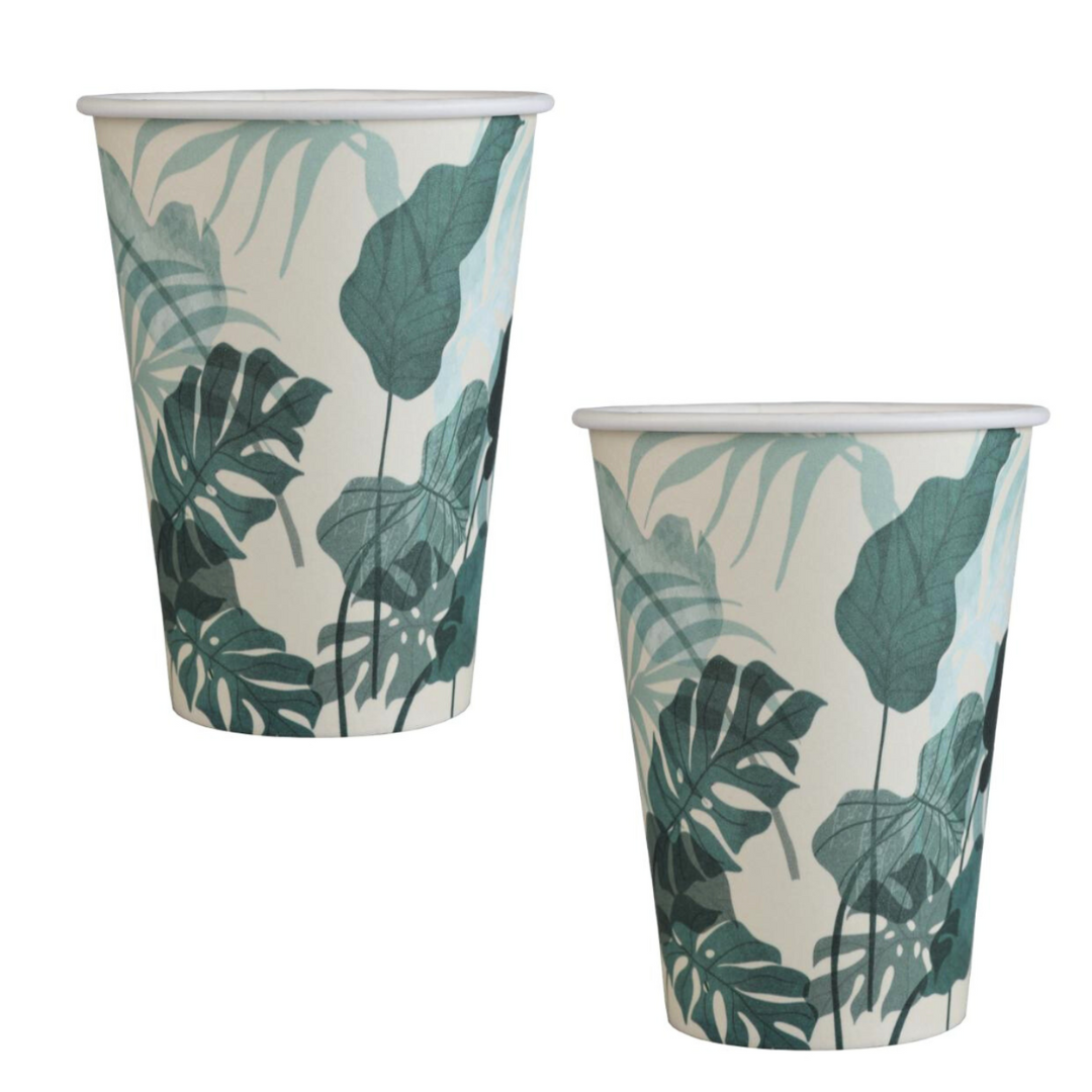 MP ECO SOLUTIONS - Wholesale Disposable Cup - 200ml BIO paper cup with floral print1