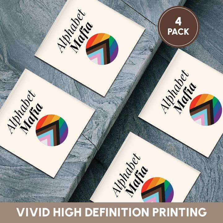 3dRose - Wholesale Coasters - 3dRose, Image of the words alphabet mafia, Coaster5