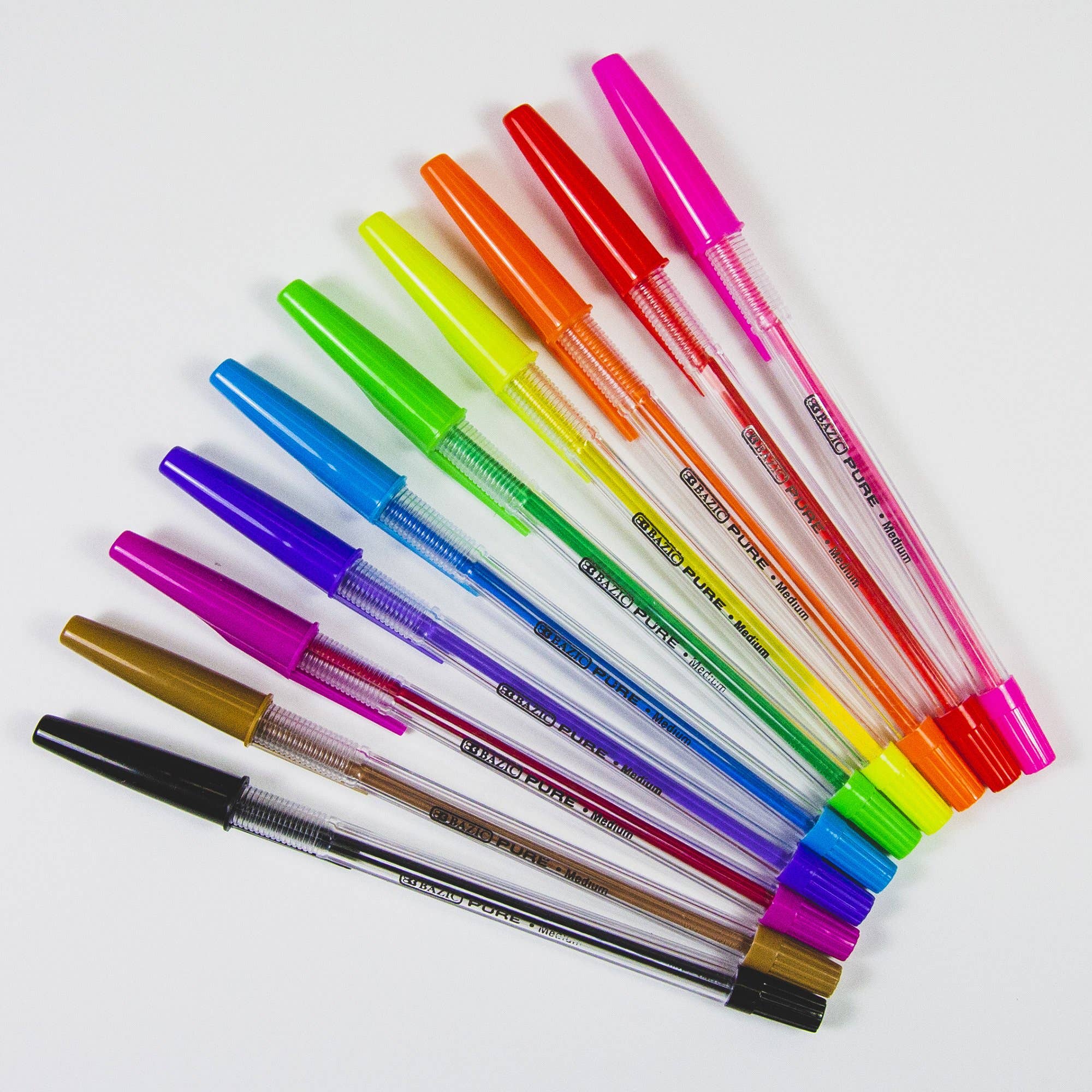 Luna Office Supply -  Everyday Essential - Wholesale Pen - 10 Pure Neon Color Stick Pen4