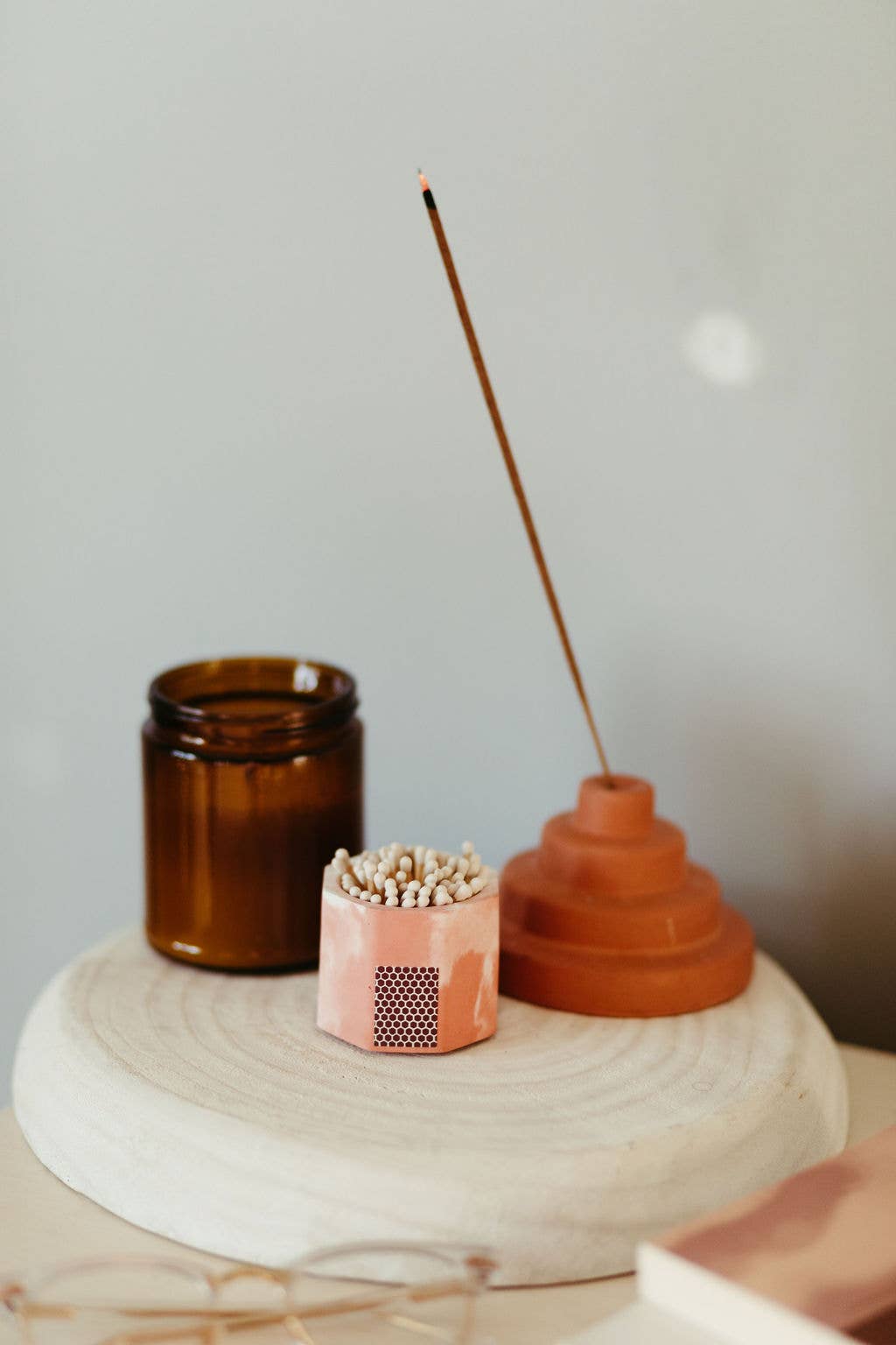 Tenn Prairie - Vendita all'ingrosso Portafiammiferi - Portafiammiferi in Cemento – Bicolore con Fiammiferi di Sicurezza da 2 Pollici10