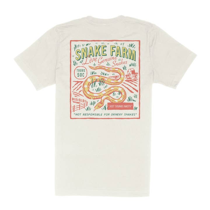 Sendero Provisions Company – Großhandel T-Shirt mit Siebdruck – Unisex – Snake Farm T-Shirt