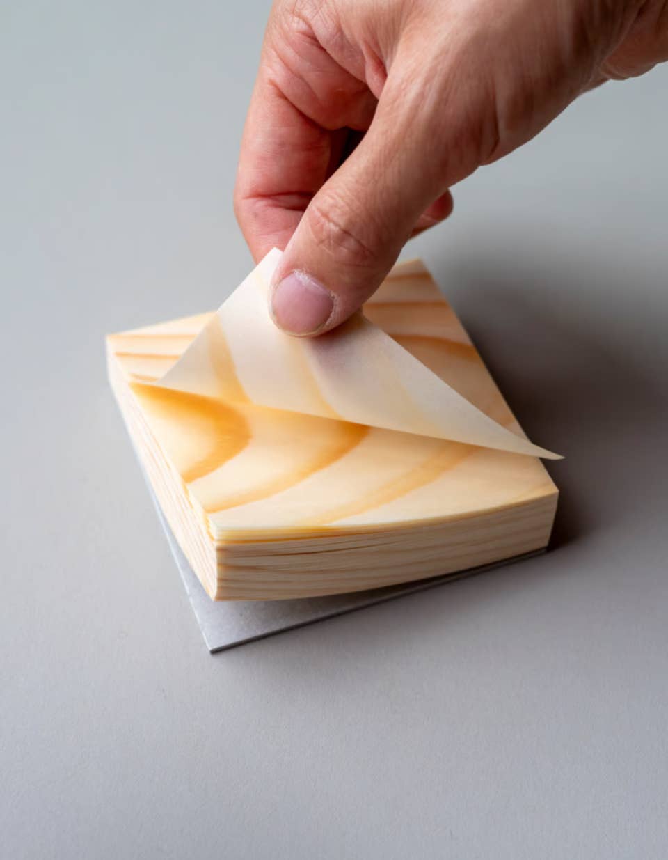 House of Shokunin - Wholesale Notepad - Handcrafted Wood leaf notepad, Birthday Gift, Gift for Dad5