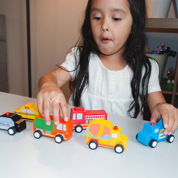 Jack Rabbit Creations - Wholesale Toy Car/Truck - Kids - Pull Back Around Town Cars Refill - Set of 242