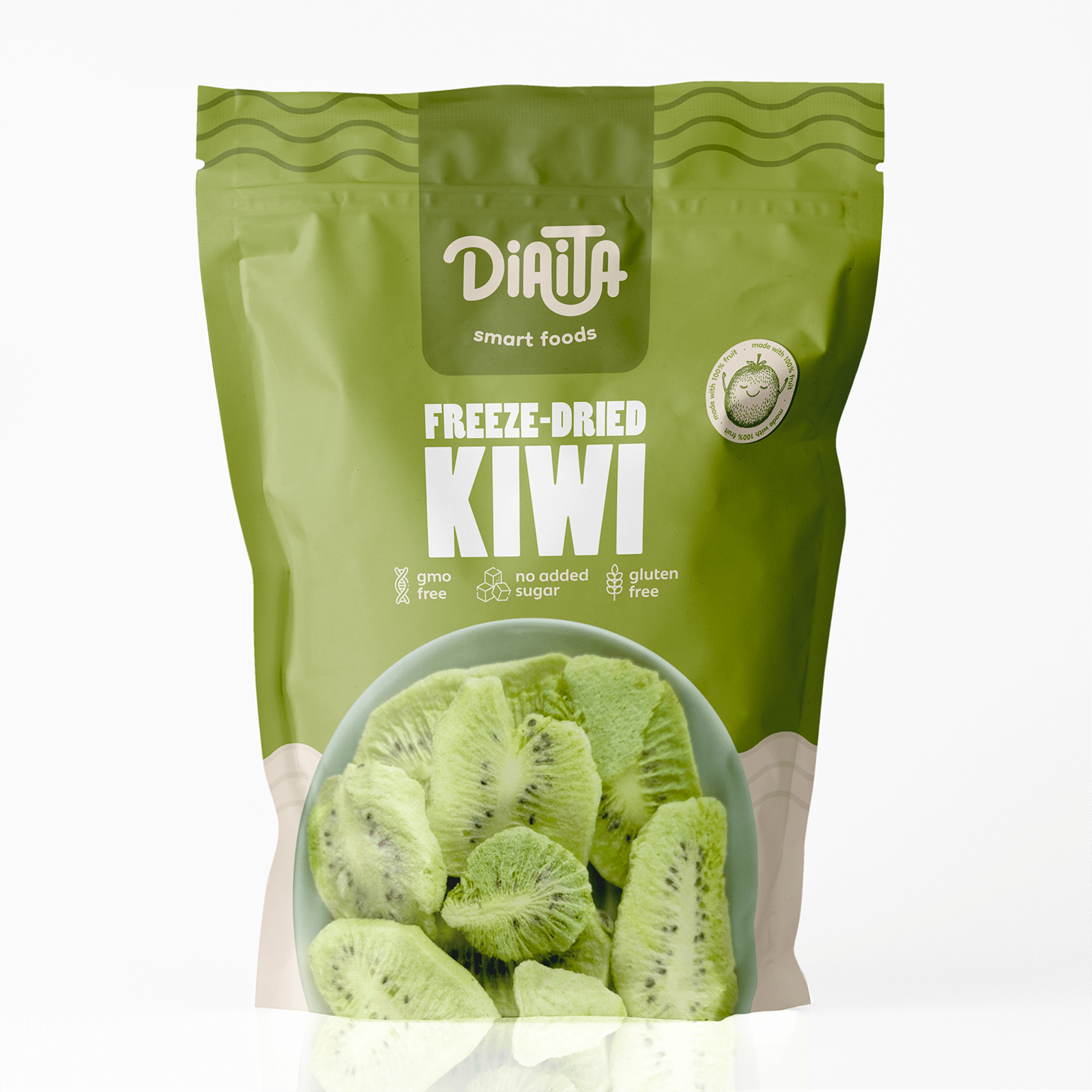 Diaita - Venta al por mayor Fruta deshidratada - Snack de kiwi liofilizado0