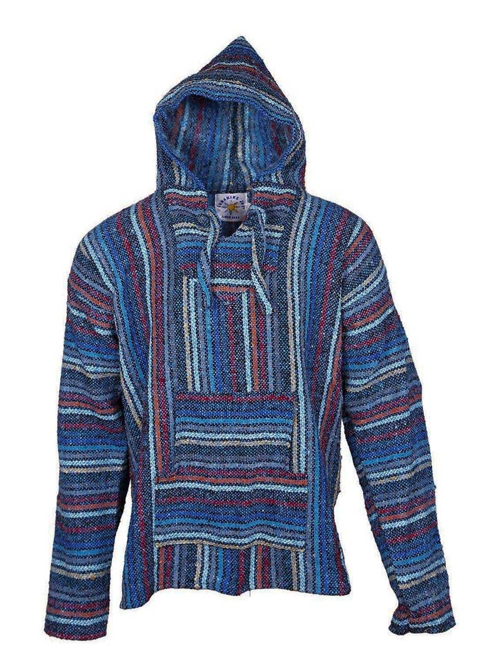 Sunshine Joy - Wholesale Hoodie - Unisex - Baja Joy High-Quality Pull-Over Hoodie Pinata Stripe1