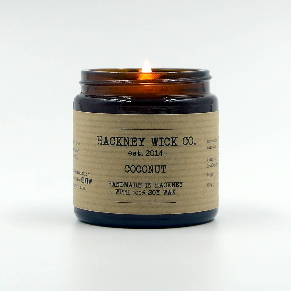 Hackneywickco – wholesale Jar/filled candle – Hackney Wick Co Soy Wax Coconut Candle2