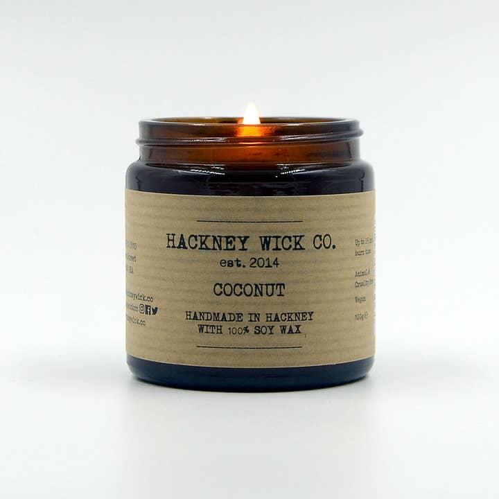 Hackneywickco – wholesale Jar/filled candle – Hackney Wick Co Soy Wax Coconut Candle2